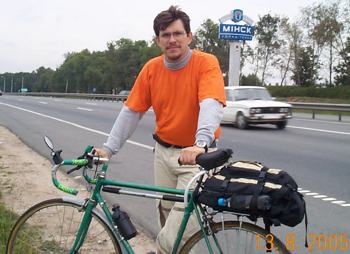 Скоблов Николай с велосипедом